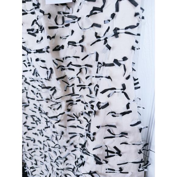 NWT Sail to Sable Shift Dress Black Bows Cream 0 Old Money Vintage Preppy Career - Picture 9 of 10